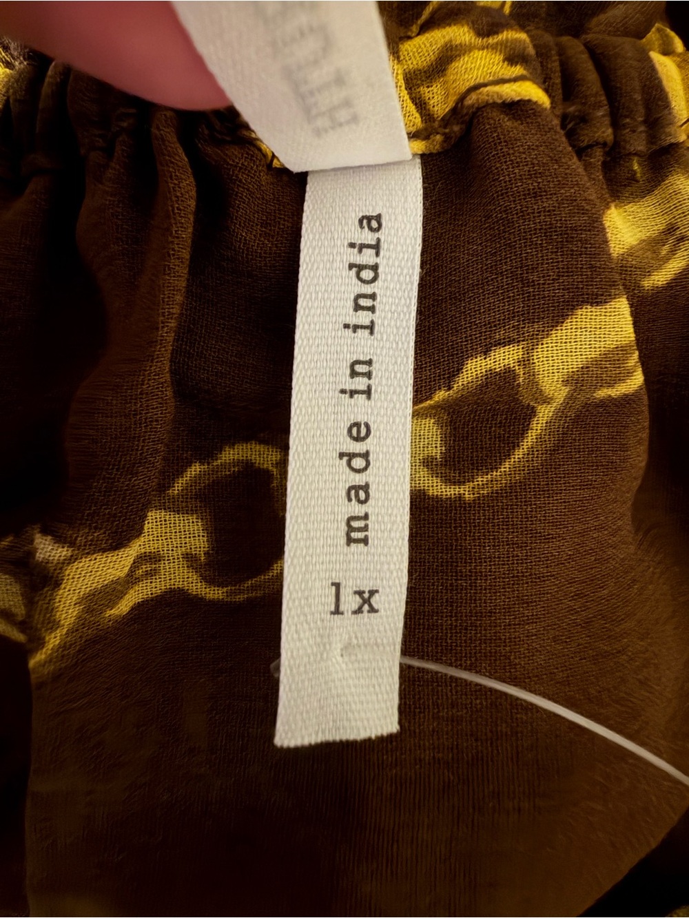 Live 4 Truth Brown Blouse with Yellow Chain Print - Picture 6 of 9